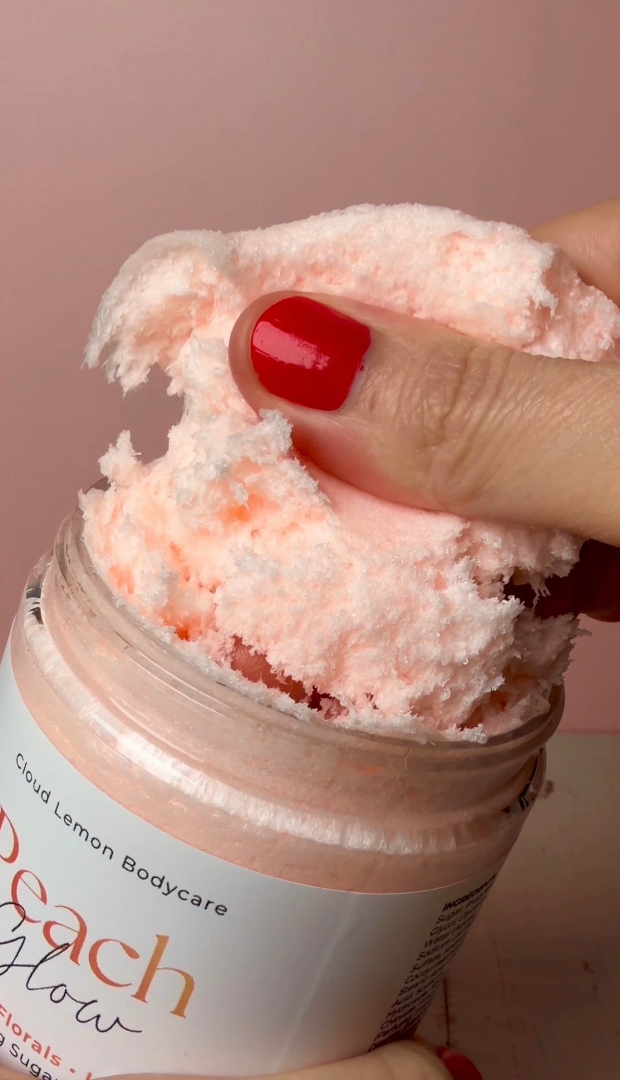 Peach Glow Foaming Sugar Scrub